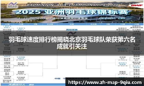 羽毛球速度排行榜揭晓北京羽毛球队荣获第六名成就引关注